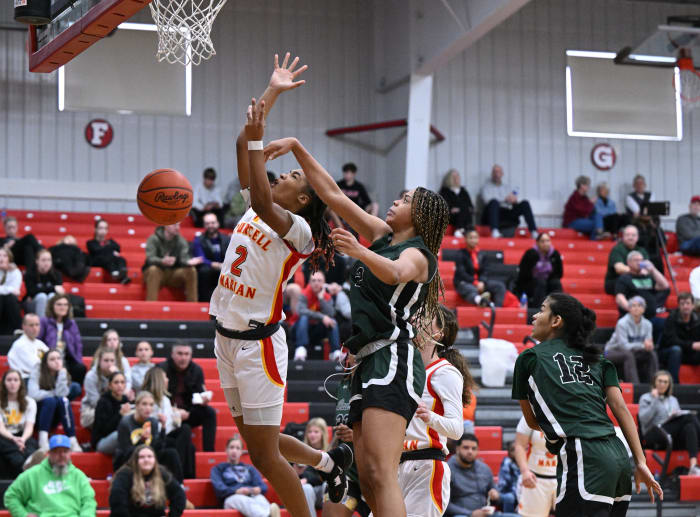 Purcell Marian vs Laurel girls basketball Jeff Harwelll13